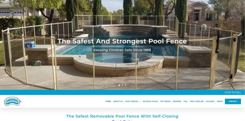 Guardian Pool Fence Systems.